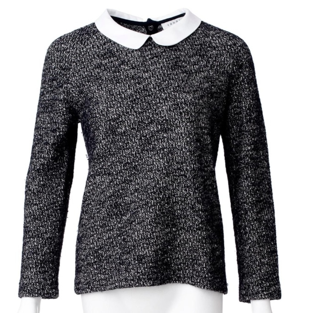 Sandro Peter Pan Collar Sweater Size 2/Medium